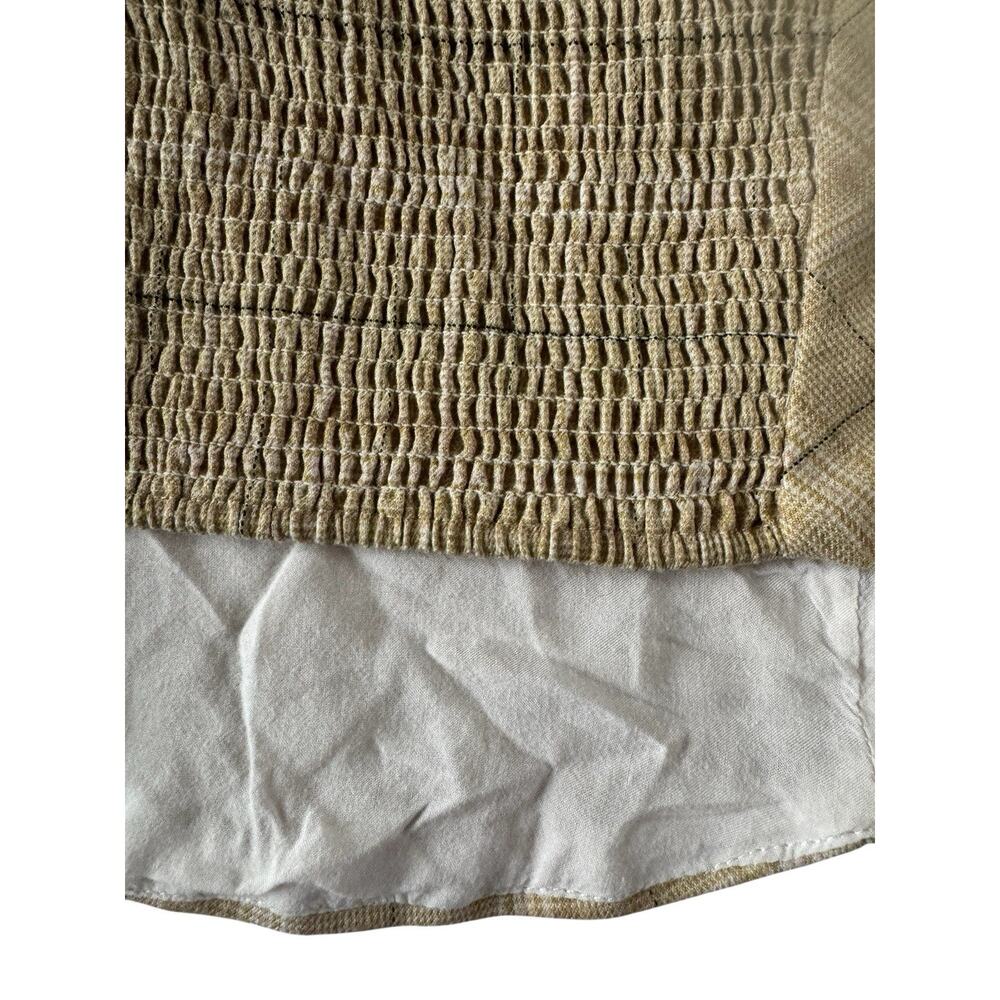 Free People Beige Checkered Crop Top - Picture 6 of 11